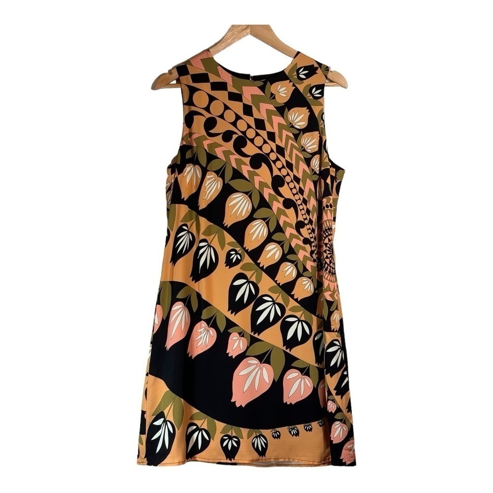 Flora Bea Silk Ellis Dress in Giddy Up Print NWT